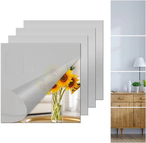 Espejo Sticker Adherible® 10 Unidades de 15x15cm