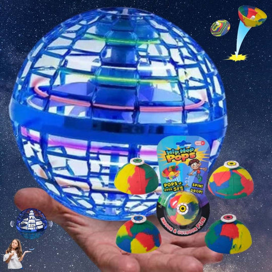 COMBO DRON VOLADOR MiniOvni® + 1 HIPHOP POPS DE REGALO