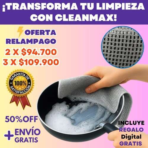 CleanMax | Paños Mágicos De Limpieza