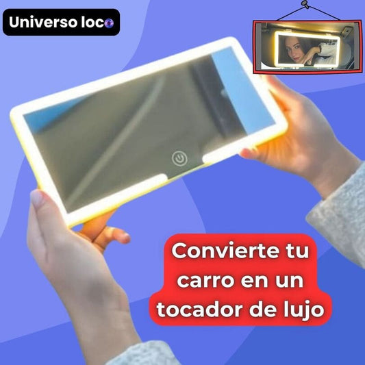 Espejo Led de Princesa para Carro®