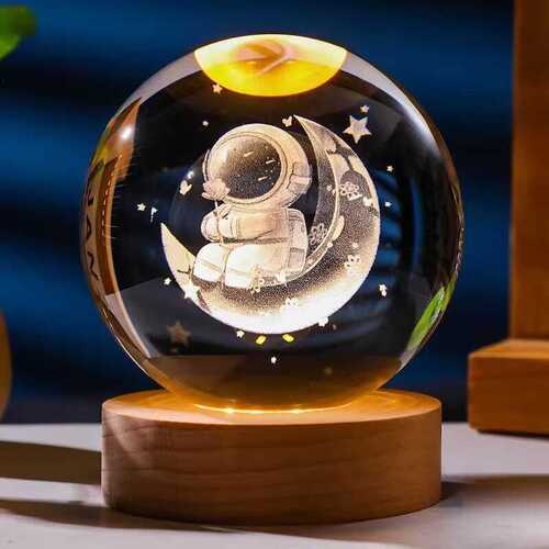 Lámpara esfera 3D | 8 cm Y 6 cm