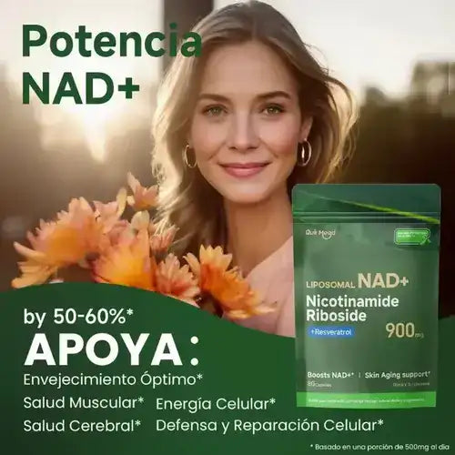 NAD+ PowerLife™:¡Despídete de la fatiga y despierta tu máxima energía!