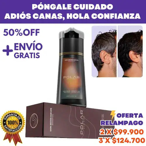 Polar Shampoo Cubre Canas - Recupera tu color en 10 minutos