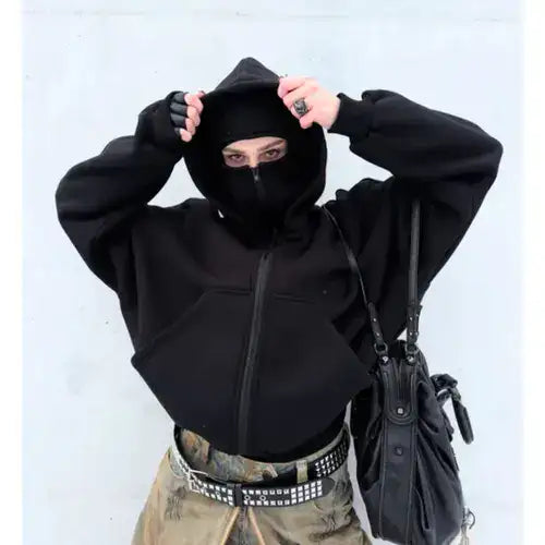 Balaclava Hoodie™ - El buzo con capota pasamontañas para un estilo callejero brutal