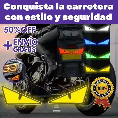 MonsterEye Ojos Animados para Moto
