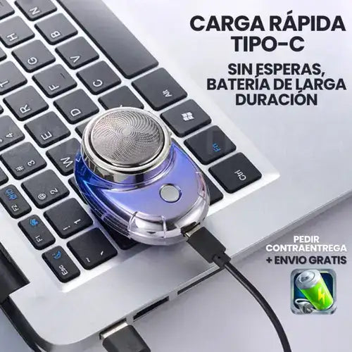 Mini Afeitadora Eléctrica Portátil