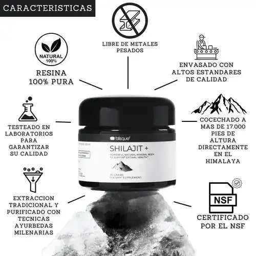 Shilajit Puro del Himalaya