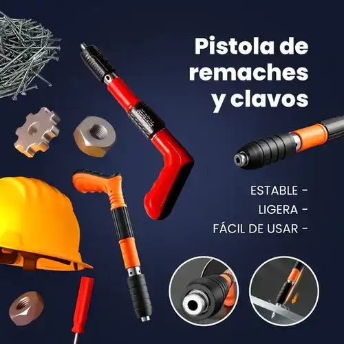 PISTOLA DE REMACHES PREMIUM QUICKGUN