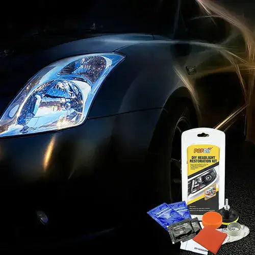 SUPER KIT PARA TALADRO Y PULIDORA RESTAURADOR DE FAROLAS PARA CARROS Y MOTOS