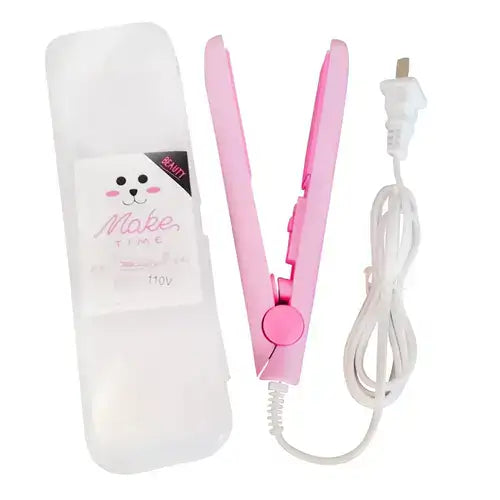 ¡Luce perfecta donde sea que vayas! Plancha Mini Viajera para Cabello de Cerámica