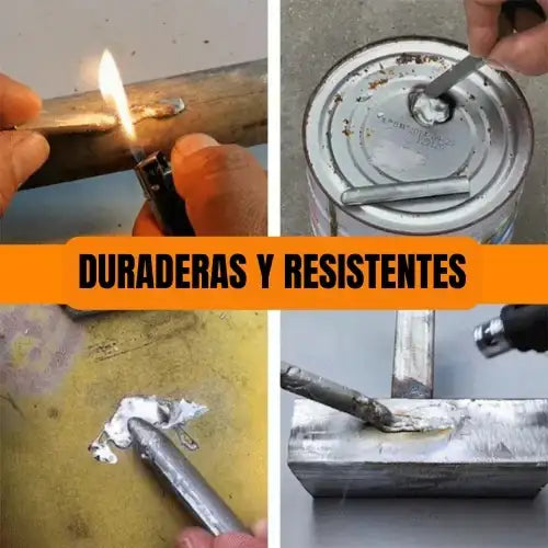 Pack X6 Varillas De Soldadura Universal para baja temperatura