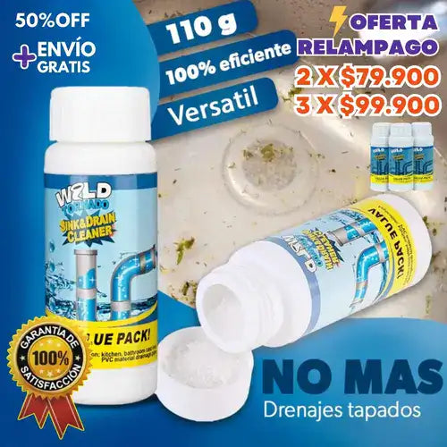 WildTornado. Limpieza Profunda de Drenajes