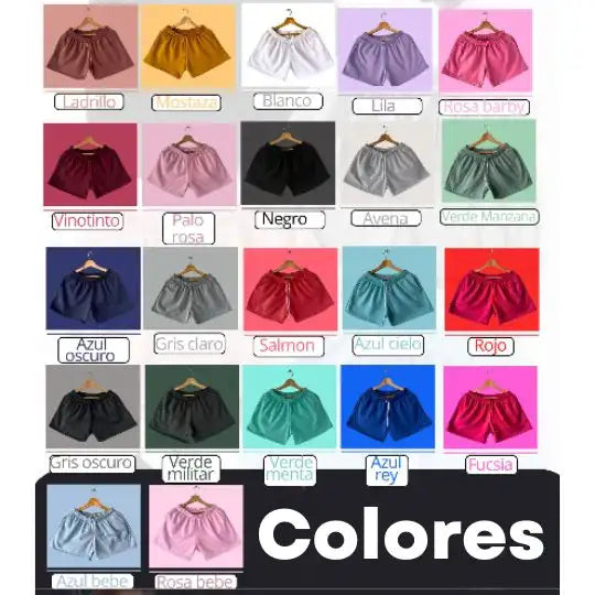Shorts con Cintura Elástica. Comodidad y Estilo en Cada Movimiento + REGALO digital GRATIS