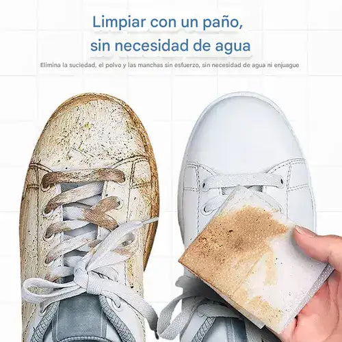 Toallitas limpiadoras de calzado rápidas