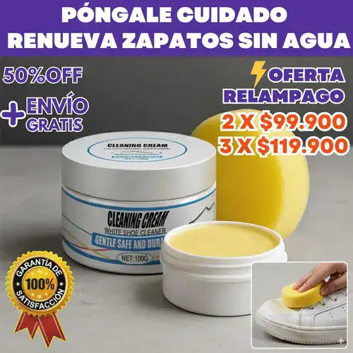 CleaningCream™: Crema limpiadora para zapatos