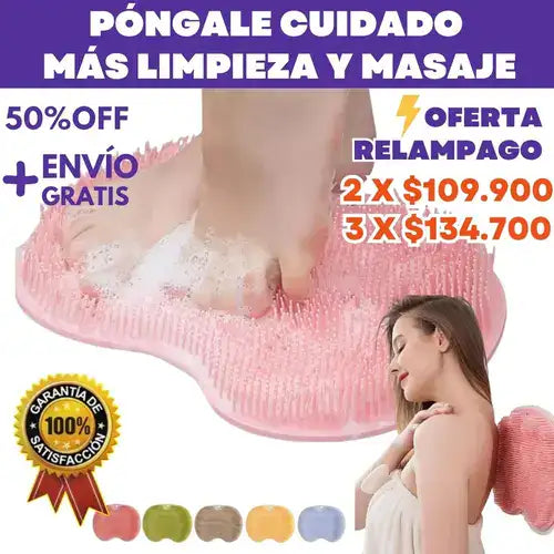 SoleSpa™ – Tapete Cepillo de Silicona para Pies