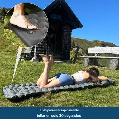 Colchoneta ultraligera y compacta: ideal para viajes y aventuras