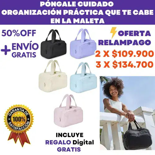 Bagsmart Toiletry Bag: organización práctica que te cabe en la maleta