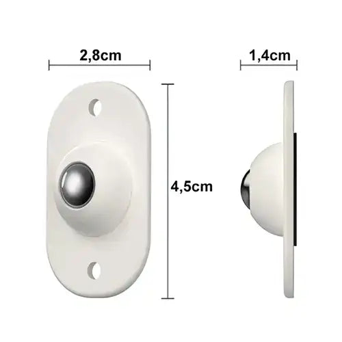 PACK 4 Ruedas Autoadhesivas 360° para muebles + REGALO Digital GRATIS