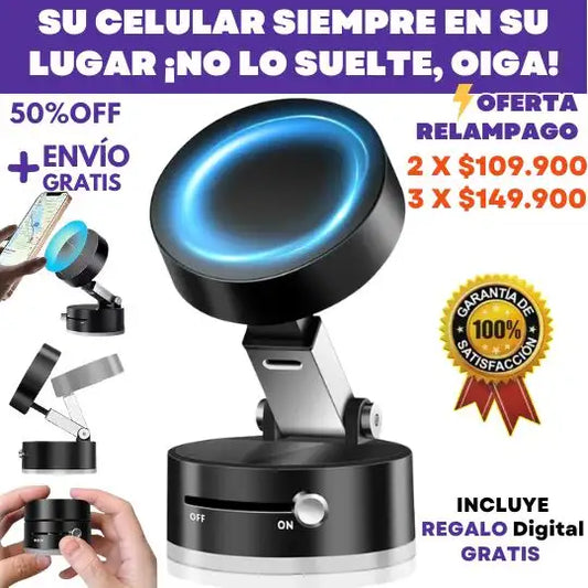 Soporte para Teléfono Magnético PREMIUM FlexiGrip™ + REGALO digital GRATIS