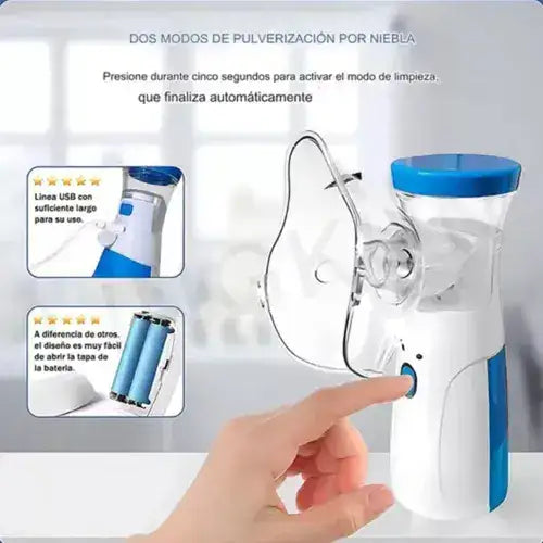 Nebulizador Portátil Mesh™ + REGALO Digital GRATIS