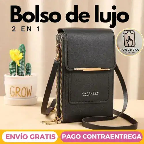TouchBag™ Bolso Billetera Porta Celular Visor Pantalla Tactil