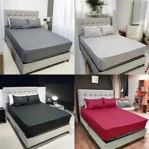SET X4 Sábanas Tela Premium 600 Hilos para un Sueño Perfecto + REGALO digital INCLUIDO