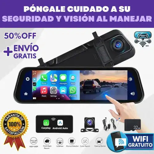 DualView Mirror: Mejora tu Visión y Seguridad al Conducir