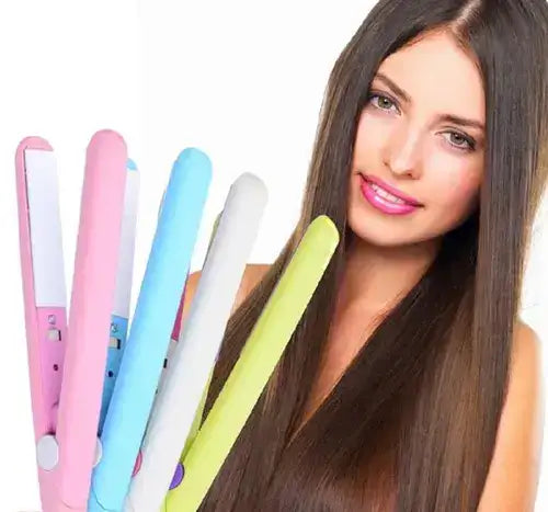 ¡Luce perfecta donde sea que vayas! Plancha Mini Viajera para Cabello de Cerámica