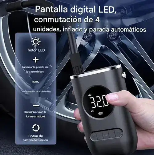 Compresor de Aire inalámbrico CarAirPump
