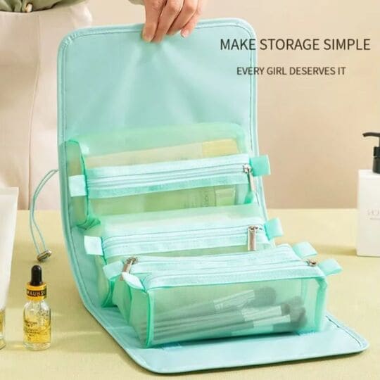 Pack cosmetico 4 en 1 Bolsa Organizadora de Maquillaje