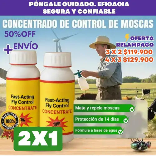 Repelente Universal Antimoscas 2X1 SOLO ESTA SEMANA