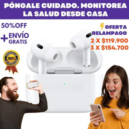 Auriculares inalámbricos Pro 2 – Sonido premium y libertad total