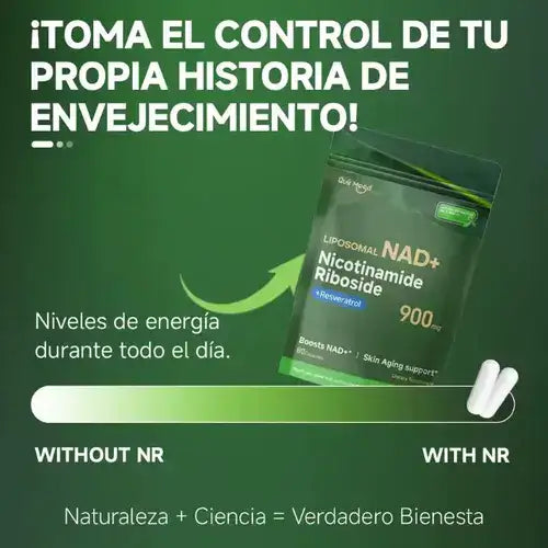 NAD+ PowerLife™:¡Despídete de la fatiga y despierta tu máxima energía!