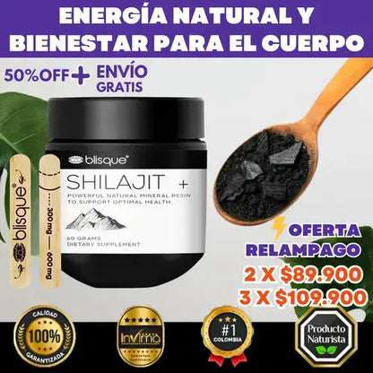 Shilajit Puro del Himalaya NUROJIT Nueva Presentación