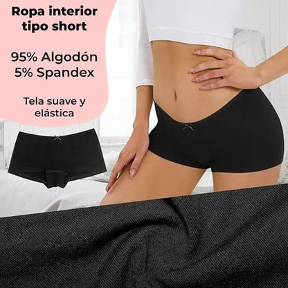 Panty Short de Algodón PAGA 3 LLEVATE 6