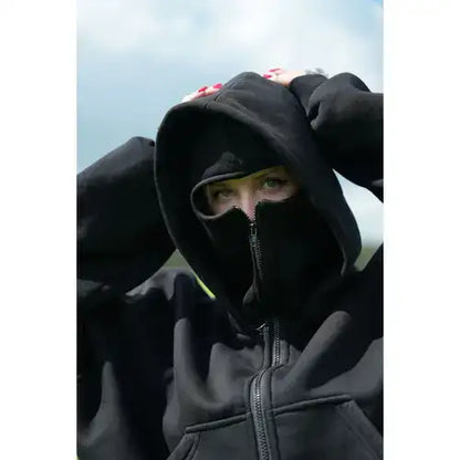 Balaclava Hoodie™ - El buzo con capota pasamontañas para un estilo callejero brutal