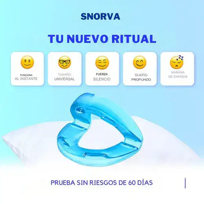Snorva® - Protector Bucal Anti-Bruxismo y Ronquidos