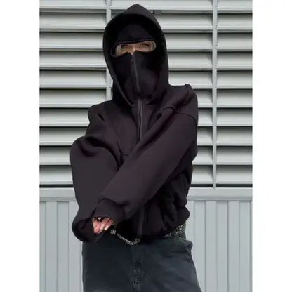 Balaclava Hoodie™ - El buzo con capota pasamontañas para un estilo callejero brutal