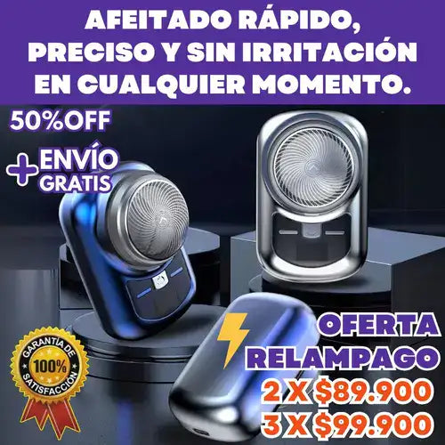 Mini Afeitadora Eléctrica Portátil