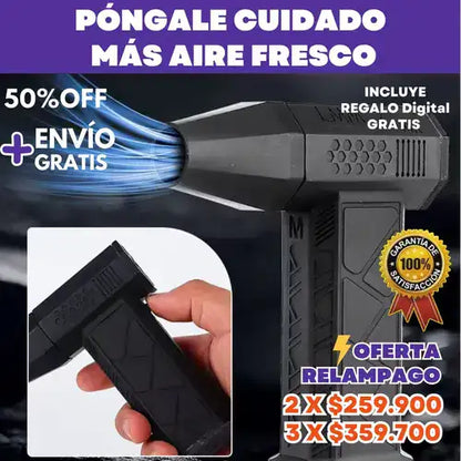 Ventilador Soplador Turbo Jet + REGALO digital GRATIS