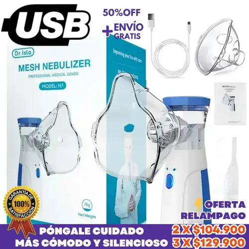 Nebulizador Portátil Mesh™ + REGALO Digital GRATIS