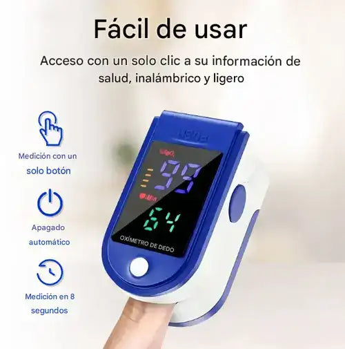 GlucoMax. Oxímetro de Pulso