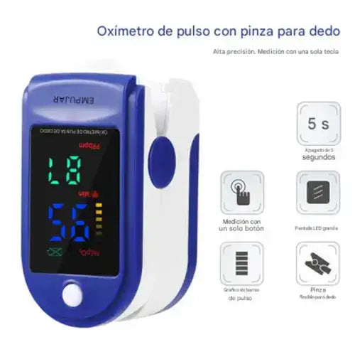 GlucoMax. Oxímetro de Pulso