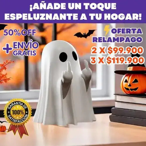 Fantasma de Resina para Decoración de Halloween