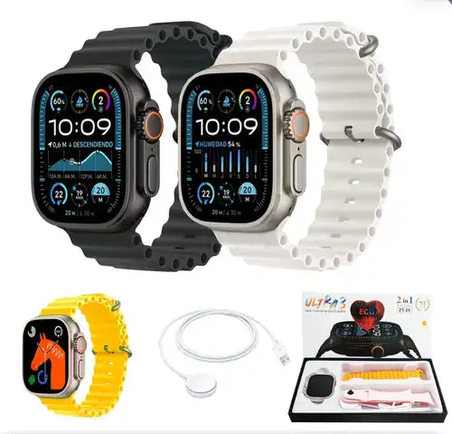 SMARTWATCH ULTRA 3 PLUS + 2 CORREAS + REGALO Digital GRATIS