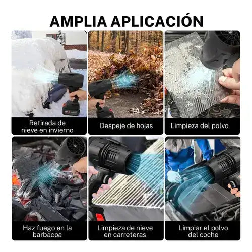 Soplador Eléctrico Multifuncional Inalámbrico Doble Batería + REGALO Digital GRATIS