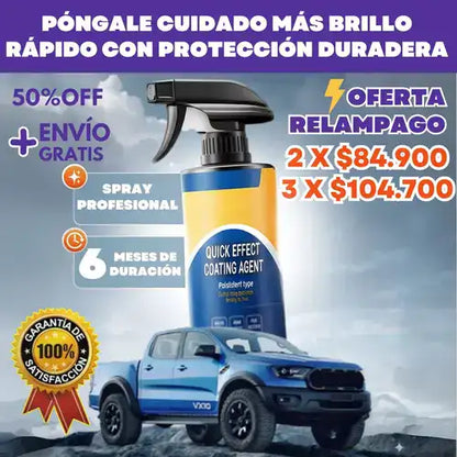 Spray Coating Autos: Brillo rápido con protección duradera