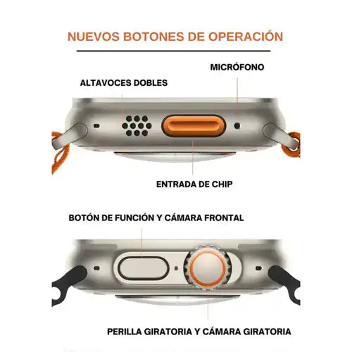 SMARTWATCH ULTRA 3 PLUS + 2 CORREAS + REGALO Digital GRATIS