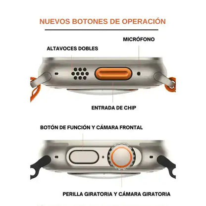 SMARTWATCH ULTRA 3 PLUS + 2 CORREAS + REGALO Digital GRATIS